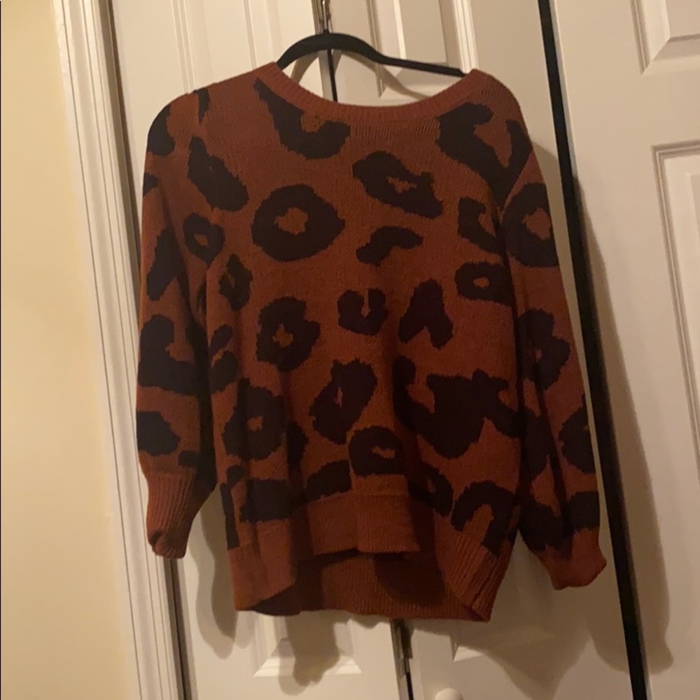 Leopard sweater
